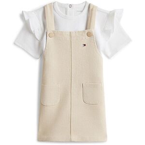 Tommy Hilfiger Baby Mädchen Set 2-teilig Kleid und T-Shirt beige 74 74 Tommy Hilfiger Baby Mädchen Set 2-teilig Kleid und T-Shirt beige 74 74