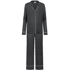 MEY Pyjama PURE CHIC thunder grey grau S S MEY Pyjama PURE CHIC thunder grey grau S S