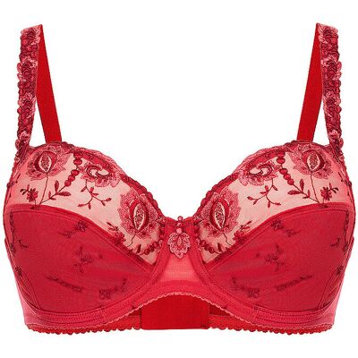 FELINA CONTURELLE Bügel-BH Provence tango red rot 90E 90E FELINA CONTURELLE Bügel-BH Provence tango red rot 90E 90E