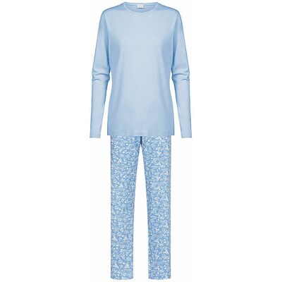 MEY Pyjama blue silk hellblau 38 38 MEY Pyjama blue silk hellblau 38 38