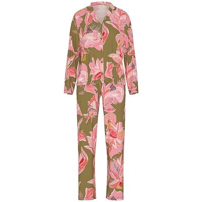MEY Pyjama FLOWER WHIRL golden fern olive XS XS MEY Pyjama FLOWER WHIRL golden fern olive XS XS