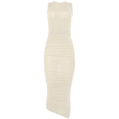 WOLFORD Midikleid creme L L WOLFORD Midikleid creme L L