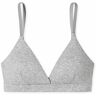 Schiesser Bh Mit Herausnehmbaren Pads Grau Mel Hellgrau   Damen   Größe: 75b   179915