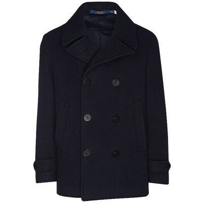 POLO RALPH LAUREN Wollmantel dunkelblau XXL XXL POLO RALPH LAUREN Wollmantel dunkelblau XXL XXL