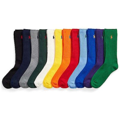 POLO RALPH LAUREN Socken 12er Pkg. multi bunt EG POLO RALPH LAUREN Socken 12er Pkg. multi bunt EG