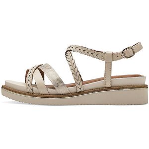 Tamaris Sandalen Creme   Damen   Größe: 38   1-28207-42