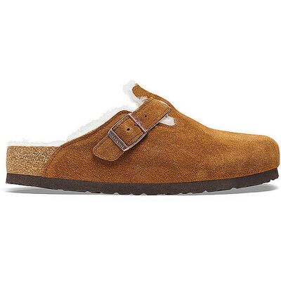 BIRKENSTOCK Clogs BOSTON SHEARLING SUEDE camel 39 39 BIRKENSTOCK Clogs BOSTON SHEARLING SUEDE camel 39 39