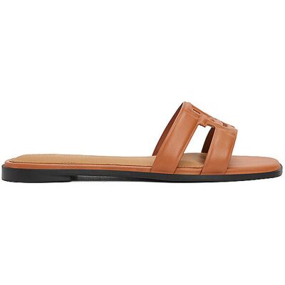Tommy Hilfiger Pantoletten braun 38 38 Tommy Hilfiger Pantoletten braun 38 38