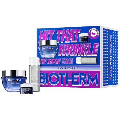 Biotherm Geschenkset - Blue Pro Retinol Set 50ml / 30ml / 5ml EG Biotherm Geschenkset - Blue Pro Retinol Set 50ml / 30ml / 5ml EG