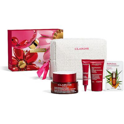 Clarins Geschenkset - Super Restorative Hly 50ml / 15ml / 7ml / 0,9ml EG Clarins Geschenkset - Super Restorative Hly 50ml / 15ml / 7ml / 0,9ml EG