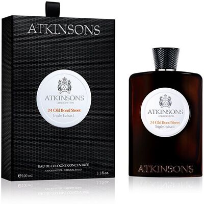 ATKINSONS Old Bond Triple Extract Eau de Cologne 100ml EG ATKINSONS Old Bond Triple Extract Eau de Cologne 100ml EG