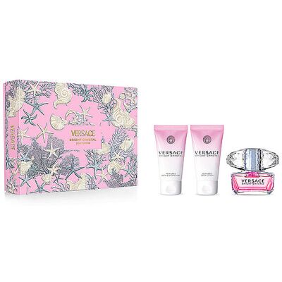 VERSACE Geschenkset - Versace Bright Crystal Eau de Toilette Set 3x50ml EG VERSACE Geschenkset - Versace Bright Crystal Eau de Toilette Set 3x50ml EG