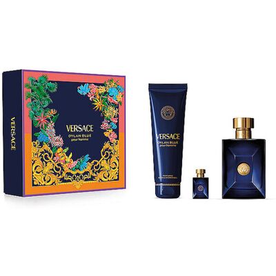 VERSACE Geschenkset - Dylan Blue Pour Homme Eau de Toilette Set 150ml / 100ml / 5ml EG VERSACE Geschenkset - Dylan Blue Pour Homme Eau de Toilette Set 150ml / 100ml / 5ml EG