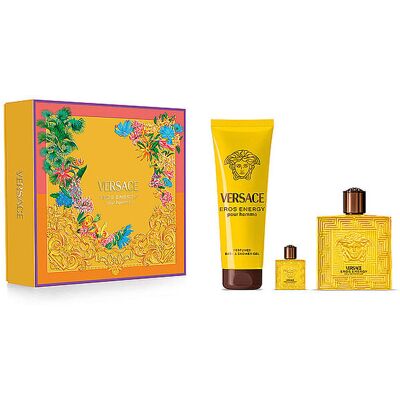 VERSACE Geschenkset - Eros Energy Pour Homme Set 150ml / 100ml / 5ml EG VERSACE Geschenkset - Eros Energy Pour Homme Set 150ml / 100ml / 5ml EG