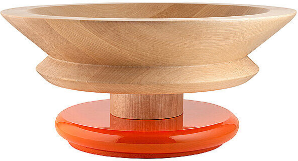 Alessi Schale Lindenholz 30cm orange   ES15 1