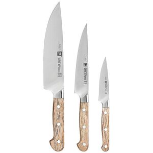 Zwilling Messerset 3-Teilig Pro Wood Steineiche Braun   1008585