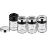 Wmf Depot Streuer-Set 4tlg 9,5cm Glas/cromargan   06 6158 6040