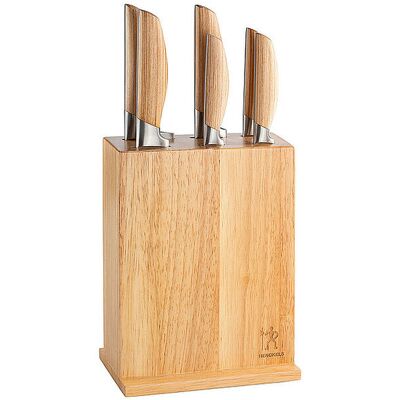HENCKELS BY ZWILLING Messerblock PAKKA 7tlg. Pakkaholz hellbraun EG HENCKELS BY ZWILLING Messerblock PAKKA 7tlg. Pakkaholz hellbraun EG