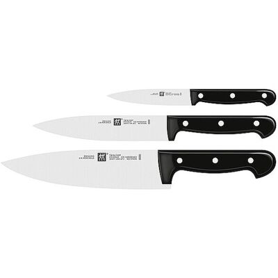 ZWILLING Messer Set 3-tlg. TWIN-CHEF Schwarz schwarz EG ZWILLING Messer Set 3-tlg. TWIN-CHEF Schwarz schwarz EG
