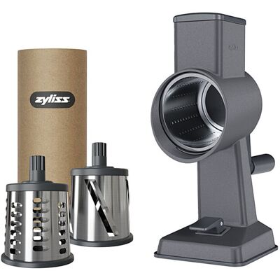 ZYLISS Alu Trommelreibe Gourmet 3 Trommeln Grau grau EG ZYLISS Alu Trommelreibe Gourmet 3 Trommeln Grau grau EG