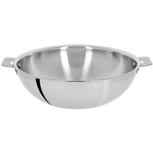 Cristel France Wok 24cm Casteline Edelstahl Silber   Wokt24q