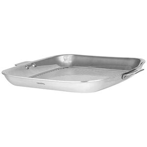 Cristel France Grillplatte 30cm Casteline Edelstahl Silber   Grc30qmp