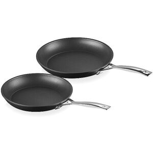 Le Creuset Aluminium-Antihaft 2-Teiliges Pfannenset Schwarz   51802000010002