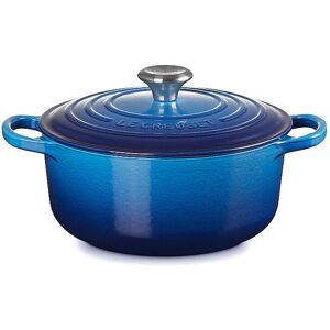 Le Creuset Bräter Rund 20cm/2,4l Signature Azure Blau   21177202202430