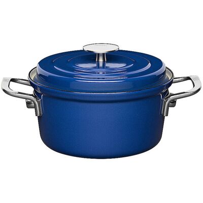 RIESS Topf mit Deckel 20cm/1,7l AROMAPLUS Azure blau EG RIESS Topf mit Deckel 20cm/1,7l AROMAPLUS Azure blau EG