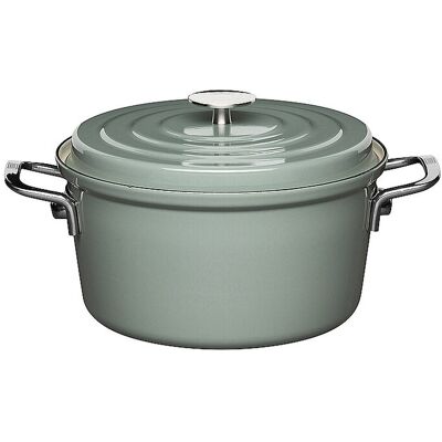 RIESS Topf mit Deckel 24cm/3,5l AROMAPLUS Mint hellgrün EG RIESS Topf mit Deckel 24cm/3,5l AROMAPLUS Mint hellgrün EG
