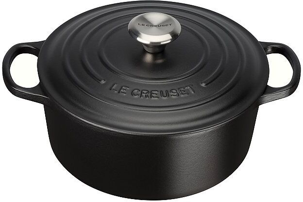 LE CREUSET Bräter rund "Signature" 24cm (Schwarz) schwarz   21177240000430