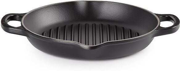 LE CREUSET Grillplatte rund 25cm (Schwarz) schwarz   20208250000422