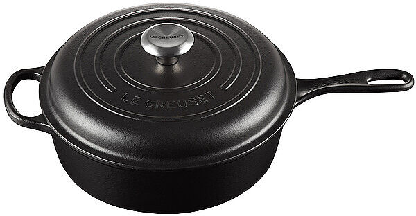 LE CREUSET Stieltopf Cassadou 26cm Schwarz schwarz   21079260000430