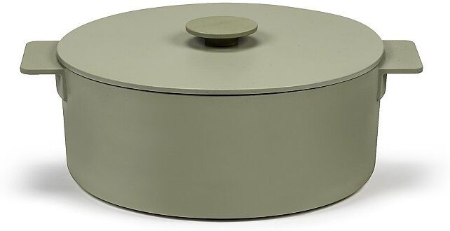 SERAX Kochtopf "Surface - Enamel Cast Iron" 29cm/5,5l (Camogreen) grün   B8718104G