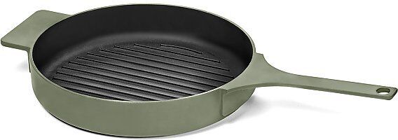 SERAX Grillpfanne rund "Surface - Enamel Cast Iron" 26cm (Camogreen) grün   B8718107G