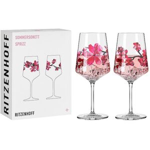 Ritzenhoff Aperitifglas 2er Set Sommersonett Spritz #11 Und #12 Ana Vasconcelos Rosa   3461006