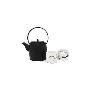 Bredemeijer Tee Set Kobe 3tlg 1,2l Guss/schwarz Schwarz   153014