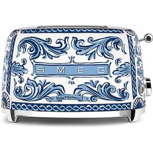 SMEG Toaster 2 Scheiben Dolce & Gabbana Tsf01dgbeu Blu Mediterraeo Blau   Tsf01dgbeu