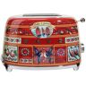 SMEG Toaster (2 Scheiben) "Dolce Gabbana" Tsf01dg (Rot/dekor) Bunt   Tsf01dgeu