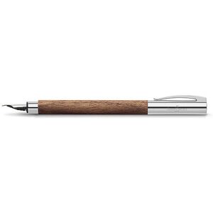 FABER-CASTELL Ambition Nussbaum Füller Federbreite F, Braun braun EG FABER-CASTELL Ambition Nussbaum Füller Federbreite F, Braun braun EG