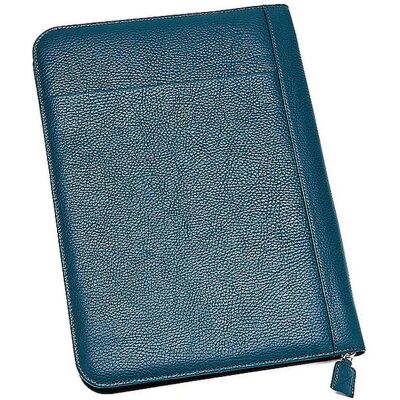 FABRIANO A4 Leder-Klemmbrett Octanium blau EG FABRIANO A4 Leder-Klemmbrett Octanium blau EG