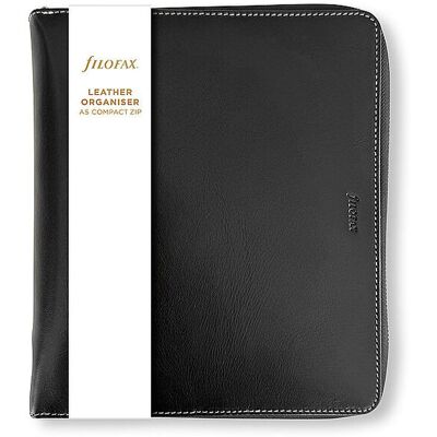 FILOFAX Terminplaner MALDEN A5 ZIP ORGANISER Black Undated schwarz EG FILOFAX Terminplaner MALDEN A5 ZIP ORGANISER Black Undated schwarz EG