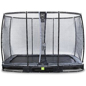 Exit Toys Elegant Premium Inground-Trampolin 214x366cm Mit Deluxe Sicherheitsnetz