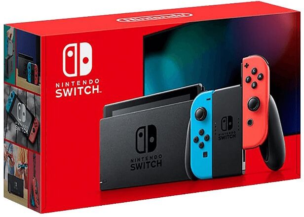 Nintendo SWITCH Switch Konsole Neonrot/Neonblau (neue Edition)