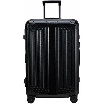 Samsonite Trolley LITE-BOX ALU x BOSS 69cm Graphite Monogram schwarz EG Samsonite Trolley LITE-BOX ALU x BOSS 69cm Graphite Monogram schwarz EG