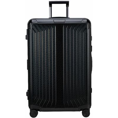 Samsonite Trolley LITE-BOX ALU x BOSS 76cm Graphite Monogram schwarz EG Samsonite Trolley LITE-BOX ALU x BOSS 76cm Graphite Monogram schwarz EG