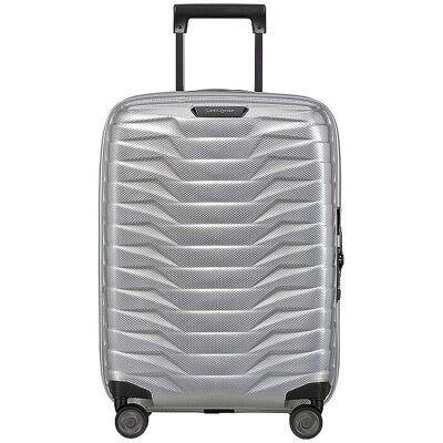 Samsonite Handgepäck Trollley PROXIS 55cm erweiterbar silver silber EG Samsonite Handgepäck Trollley PROXIS 55cm erweiterbar silver silber EG