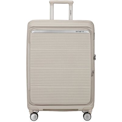 Samsonite Trolley PARALUX SPINNER 67cm erweiterbar Stone Grey creme EG Samsonite Trolley PARALUX SPINNER 67cm erweiterbar Stone Grey creme EG