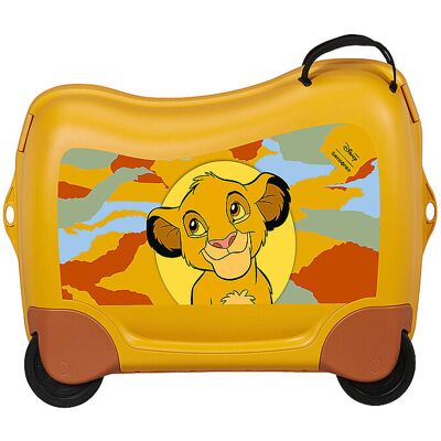 Samsonite Kinder Trolley mit vier Rollen DREAM2GO Simba gelb EG Samsonite Kinder Trolley mit vier Rollen DREAM2GO Simba gelb EG