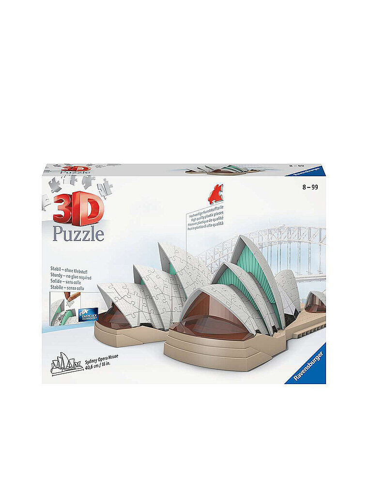 RAVENSBURGER 3D Puzzle 11243 - Sydney Opera House - 216 Teile